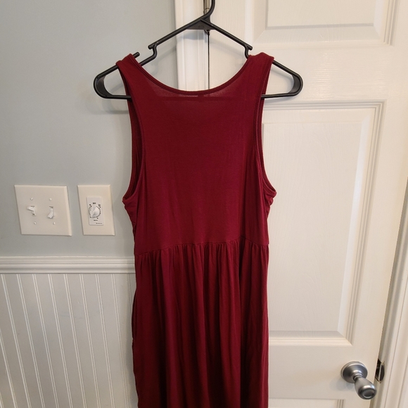 Unbranded Women's Large Burgundy Dress Casual - Picture 11 of 16